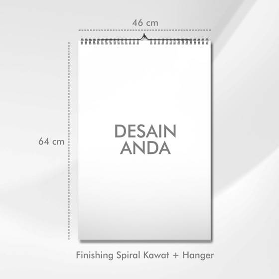 Kalender Dinding 46x64cm Ap120