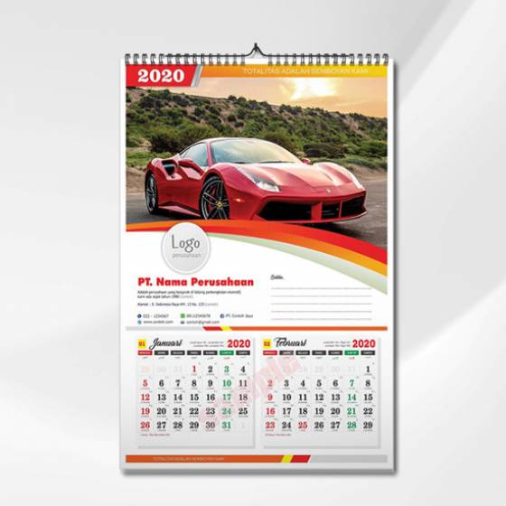 Kalender Dinding 46x64cm Ap150